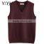 Casual loose flower embroidery knit school uniform cardigans for students