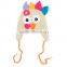 2017 Fashion Cute Turkey Animals Shape Crochet Acrylic Soft Ear Cover Baby Beanie Hat