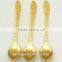 rose vintage palm tree coffee spoon /hy zinc alloy creative ice cream spoon and fork /fancy dessert spoon dinnerware