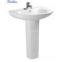 HT302 Bathroom Vanity Ceramic Basin With Pedestal Bathroom Sets