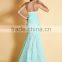 Prom Formal Evening Dress Sheath / Column Strapless Sweep / Brush Train Chiffon / Lace party dress P010
