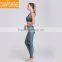 Custom Design Sports Set Of Custom Ladies Bra And Pants Fish Scale Yoga Wear