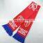 Custom soccer style Romania knitting scarf trade assurance supplier