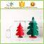 plain style 3d decorative felt christmas tree