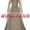 Rose Team-Free Shipping Custom-made Gray Girl Dress Medieval Renaissance Victorian Dress
