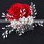 Pearls bridal hair accessory women Wedding hair comb on wedding