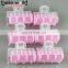 Thin and wispy fringes magic roller spiral curls hair DIY tools curling