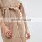 V-neck Loose Style Lounge Kimono long Sleeve Ribbed Cardigan