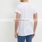 white roll sleeve very low price t-shirts for man