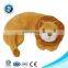 Various fashion cute animal shaped plush lion travel neck pillow