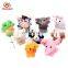 Wholesale mini stuffed funny lovely plush animal finger puppet