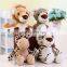 Forest animal realistic plush soft stuffed ODM kids gift toy