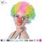 80g wholesale couple carnival party synthetic fibre cheap Afro clown wigs