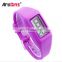 Promotional waterproof silicone slap band watch
