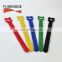 Double side Locking Colored Adjustable hook loop Cable Tie