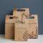 Kraft paper food pack bag for shopping