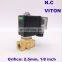 GOGO 16bar 2 way Brass high temperature hot water solenoid valve 1/8" BSP 12V DC Orifice 2.5mm normal close PZ-M03 for steam