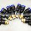 fast connector 3/8 8mm miniature pneumatic brass fitting