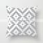Luxury  Simple Style Printed    Cotton Linen Decorative Pillows Car Sofa Cushion Throw  Pillow