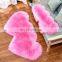 Imitate sheep fur plate long hair thick handmade throw blankets faux fur rug/plate