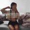 Wholesale Custom Logo Blank Fitness Pullover Long Sleeve Cropped Spring Summer Women Plain Crop Hoodie