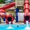 Material Fiberglass Spiral Drop Slide for Swimming Pool