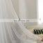 Cheap prices Ready Made European Style White Color Sheer Curtain fabric For Wholesale From China Factory