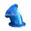 ductile cast iron pipe elbow fitting double flange bend  11.25-90 degree elbow sleeves