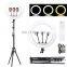 Dimmable 18'' LED Selfie Ring Light Photography Lighting 2.1M tripod stand Video Live LED Selfie Ring lamp with tripod