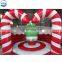 Wholesale 4x4m lovely inflatable snowman bouncer