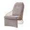 Modern style leisure chair LC-1707 upholstery chair metal frame soft seating livingroom chair