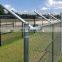 5ft, 6ft galvanized and PVC coated Chain Link Fence with barbed wire.
