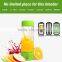 Mini travel blender/400ml travel juice blender BPA Free/Multi-functional fruit processor blender