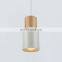 Creative Simple Wooden Pendant Light E27 Black White Iron Lamp Fixtures