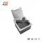 Silver Ac Brushed Golden Metal Power Multi Insert Network Floor Box