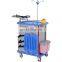High Quality Hospital ABS Plastic Medical Emergency Trolley/Emergency Cart for Hospital use