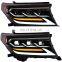 Headlight Car Accessories Car Headlight With 3 Lens Sequential Turn Signal Led Head Lights for Land Cruiser 200 2008-2015