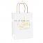 Custom Ramadan Kareem Gift Bag Eid Mubarak Paper Packaging With Handle