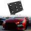 Japanese Euro Type Car Front Tow Hook License Plate Mount Bracket