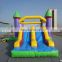 0.55mm PVC commercial inflatable bounce house jumping bouncy castle with double slide