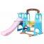Hot sale plastic children toys kids baby indoor slide with swing set