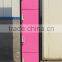 Commerical furniture 1,2,3,4 door changing room clothing cabinet / pink metal lockers storage cabinet