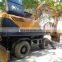 Cheap used South Korea Hyundai 210 w-9 wheel excavator 21 ton wheel digger  on sale in Shanghai