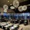 Modern Spark Ball Chandelier Creative Round Hanging Light For Hotel Chandeliers