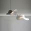 Minimalist LED Pendant Light For Clothing Store Window Bedroom Creative Lights Fashion Straw Hat Hanging Lamp