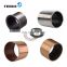 Manufacturer Self-lubricating Bushing Composed of Steel Backing and Black PTFE for Print and Woven Machine DIN1494 Standard.