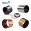 TCB102  Stainless Steel Sleeve Self Lubricating Oilless Metal PTFE Bush Oil Sliding Pap Bushing Bearing