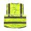 Customized logo and pattern high visibility reflective safety clothing  shirt  vest