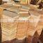 High quality cheap price yellow wood natural sandstone paving flagstone tile for garden wall cladding panels