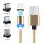 Hot Selling Original 360 Degrees Magnet Phone Charger Cable Multi Usb Micro/IOS/Type C Fast Charging LED Magnetic Data Cables